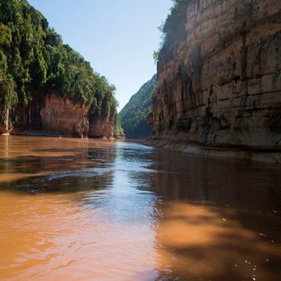 The gorges of the Manambolo river