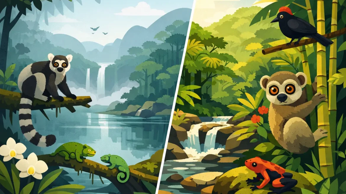 Andasibe Versus Ranomafana Rainforest