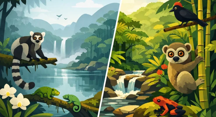 Andasibe Versus Ranomafana Rainforest