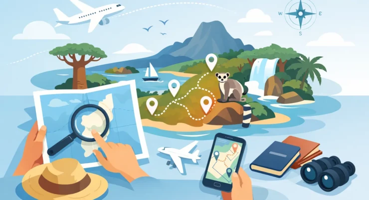 Cómo diseñar ruta Madagascar sin errores