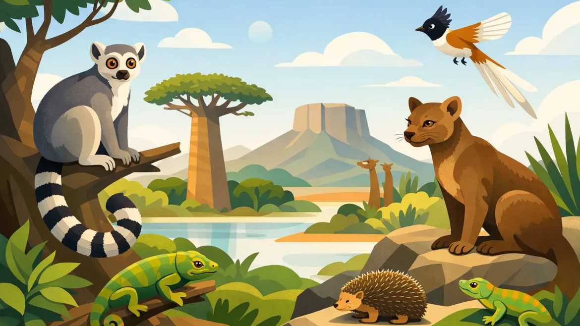 Guía de fauna endémica de Madagascar