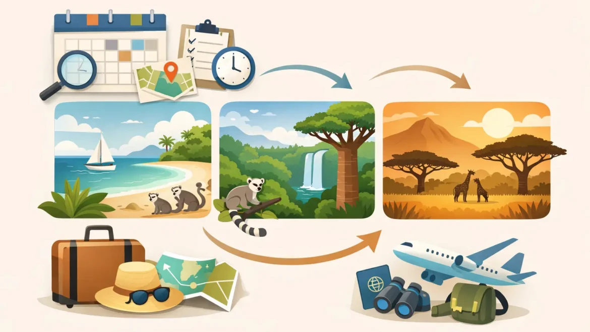 Madagascar Itinerary Planning Timeline by Month