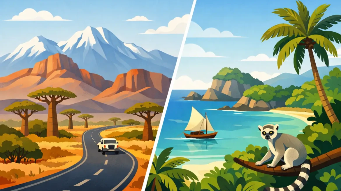 RN7 Route Versus Northern Madagascar