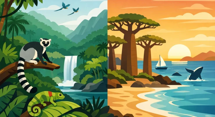 Selva Oriental o Costa Oeste en Madagascar